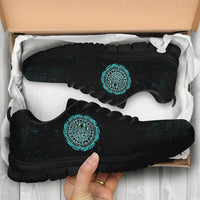 Viking Sneakers - Viking Bear Claws Cyan Tattoo RLT12 - Wonder Print Shop