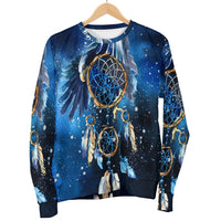 Blue Galaxy Dreamcatcher Native American 3D Sweatshirt LT10 - Wonder Print Shop