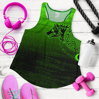 Viking Women's Racerback Tank, Skoll and Hati RLT12 - Wonder Print Shop