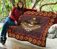 Eagle Sun Symbols Native American Premium Quilt LT10 - Wonder Print Shop