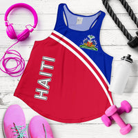 Haiti Women's Racerback Tank - Curve Version - Wonder Print Shop