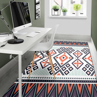Purple Tribal Design Area Rug LT10 - Wonder Print Shop