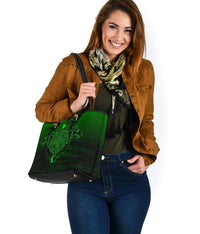 Viking Small Leather Tote Bag, Skoll and Hati RLT12 - Wonder Print Shop