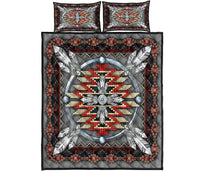 Naumaddic Arts Native American Quilt Bed Set LT10 - Wonder Print Shop