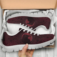 Viking Sneakers, Ethnic Odin Raven Red RLT12 - Wonder Print Shop