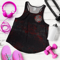 Viking Women's Racerbakc Tank - Viking Bear Claws Blood Tattoo RLT12 - Wonder Print Shop