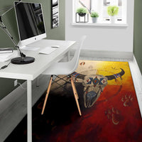 Bison Medicine Wheels Native American Pride Area Rug no link LT10 - Wonder Print Shop