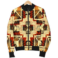 Tribal Yellow Arrow Native American Bomber Jacket LT10 - Wonder Print Shop