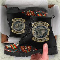 skull-black-pattern-native-american-leather-boots