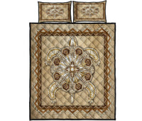 Turtle Tribe Native American Quilt Bed Set LT10 - Wonder Print Shop