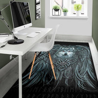 Viking Area Rug, Spiral Wolf Spirit RLT12 - Wonder Print Shop