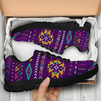 Native American Light Purple Sneakers LT10 - Wonder Print Shop