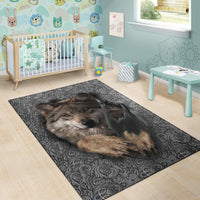 Wolf Escape Native American Area Rug LT10 - Wonder Print Shop