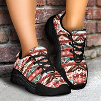 red-vector-native-american-chunky-sneakers