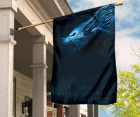 Viking Flag, Fenrir Wolf RLT12 - Wonder Print Shop