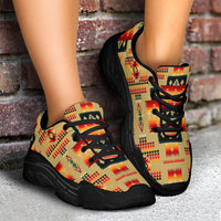 native-american-light-brown-pattern-chunky-sneakers