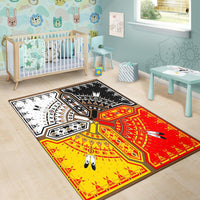 Medicine Wheels Native American Design Area Rug LT10 - Wonder Print Shop