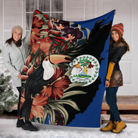 belize-premium-blanket-belize-national-flag-with-toucan-and-black-orchid