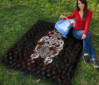 Viking Tyr Tattoo Blood Premium Quilt RLT12 - Wonder Print Shop