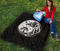 Viking Premium Quilt, Skoll and Hati Rune Tattoo RLT12 - Wonder Print Shop