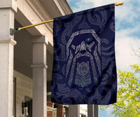 Viking Garden Flag Odin God Tattoo RLT12 - Wonder Print Shop