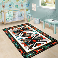 Tribal Colorful Pattern Native American Area Rug LT10 - Wonder Print Shop