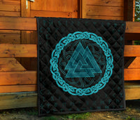Viking Triple Horn Odin Premium Quilt RLT12 - Wonder Print Shop