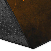 Viking Area Rug Gold Spear Of The God Odin Gungnir and Two Gold Ravens RLT12 - Wonder Print Shop