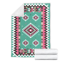 ethnic-geometric-pink-pattern-blanket