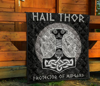 Viking Thor's Hammer Mjollnir Premium Quilt RLT12 - Wonder Print Shop