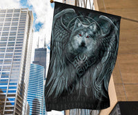 Viking Flag, Spiral Wolf Spirit RLT12 - Wonder Print Shop