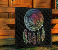 Mandala Dreamcatcher Native American Premium Quilt LT10 - Wonder Print Shop