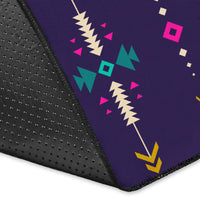 Thunderbird Pattern Blue Area Rug LT10 - Wonder Print Shop