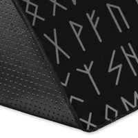 Viking Area Rug Raven and Wolf Special Tattoo RLT12 - Wonder Print Shop