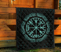 Viking Vegvisir Magic Navigation Compass Premium Quilt RLT12 - Wonder Print Shop
