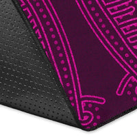 Viking Area Rug, Ethnic Odin Raven Pink RLT12 - Wonder Print Shop