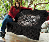Viking Warrior Tattoo Odin Premium Quilt RLT12 - Wonder Print Shop
