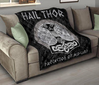 Viking Thor's Hammer Mjollnir Premium Quilt RLT12 - Wonder Print Shop