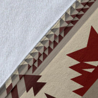 pattern-brow-and-red-premium-blanket