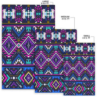 Purple Tribe Pattern Area Rug LT10 - Wonder Print Shop