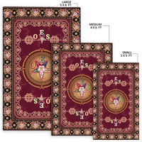Wonder Print Shop Area Rug Shield Of Order Of Eastern Star OES LT10 - Wonder Print Shop