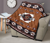 Native Temple Symbol Native American Premium Quilt LT10 - Wonder Print Shop