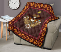 Eagle Sun Symbols Native American Premium Quilt LT10 - Wonder Print Shop