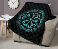 Viking Vegvisir Magic Navigation Compass Premium Quilt RLT12 - Wonder Print Shop