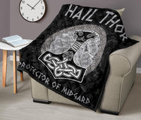 Viking Thor's Hammer Mjollnir Premium Quilt RLT12 - Wonder Print Shop