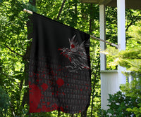 Viking Garden Flag The Raven Of Odin Rune Blood RLT12 - Wonder Print Shop