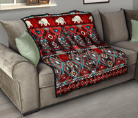 Feather Yellow Native American Premium Quilt LT10 - Wonder Print Shop