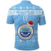 Custom Federated States of Micronesia Polo Shirt Christmas Simple Style FSM Seal LT8 - Wonder Print Shop