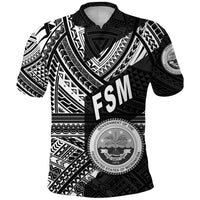 Custom Federated States of Micronesia Polo Shirt FSM Original Style Black LT8 - Wonder Print Shop