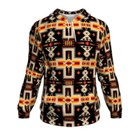 Native American Tribe Navy Pattern All Over Hoodie LT10 - Wonder Print Shop